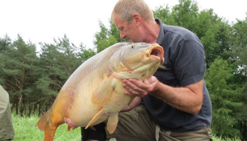 A 46 lb 8 oz carp from Boux, Paul Cooper, Aug 2014