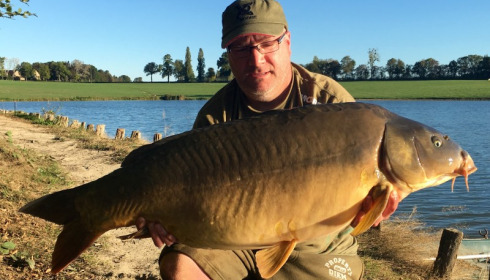 A 43 lb 8 oz carp from Boux, Jeffrey Gibson, Oct 2016