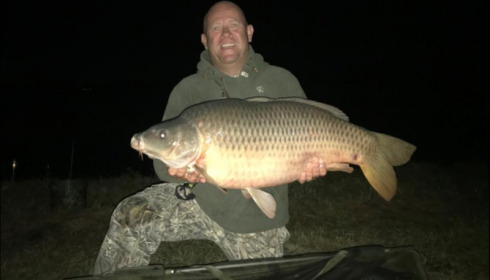 A 33 lb carp from Boux, Paul Bunce, Aug 2019
