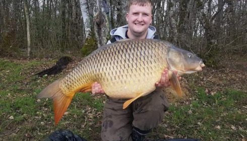 A 46 lb carp from Boux, Liam Ryley, Apr 2018
