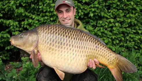 A 41 lb 6 oz carp from Boux, Gary Western, May 2013
