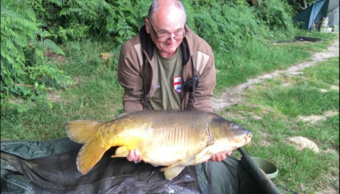 A 35 lb carp from Boux, Glenn, Jun 2019