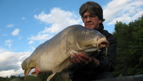 A 40 lb 4 oz carp from Boux, Jim Kelly, Aug 2014