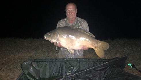 A 34 lb 5 oz carp from Boux, Steve Hopwood, Aug 2019
