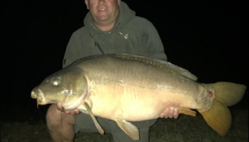 A 42 lb carp from Boux, Paul Bunce, Aug 2019