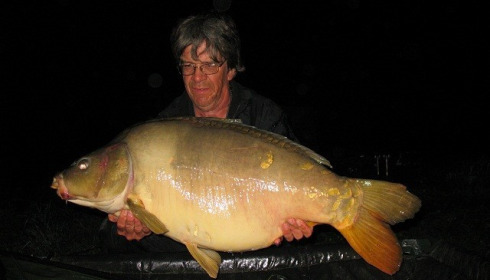 A 41 lb 15 oz carp from Boux, Jim Kelly, Aug 2014