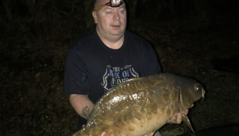 A 29 lb 8 oz carp from Boux, Stephen Harvey, Mar 2017