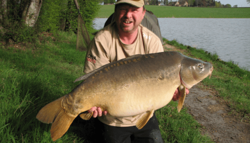 A 44 lb 1 oz carp from Boux, Christopher Tulley, Apr 2016