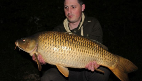 A 20 lb 5 oz carp from Boux, Michael Purnell, May 2014
