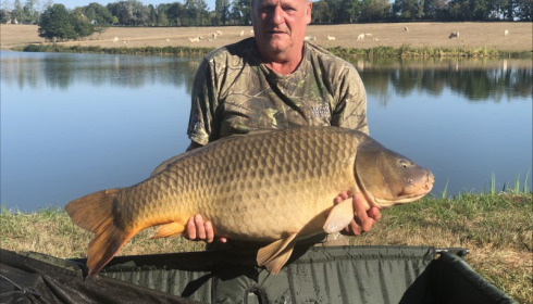 A 52 lb 11 oz carp from Boux, Steve Hopwood, Aug 2019