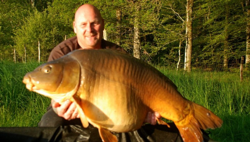 A 49 lb 5 oz carp from Boux, Dave Reynolds PB, Jun 2015