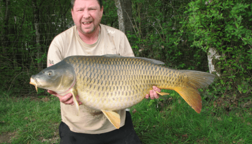 A 39 lb 14 oz carp from Boux, Christopher Tulley, Apr 2016