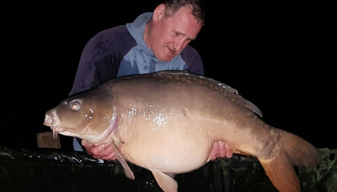 A 51 lb 2 oz carp from Boux, Derek Ryley, Mar 2018