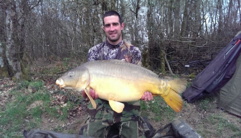 A 38 lb carp from Boux, Andy Mason, Apr 2015