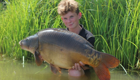 A 29 lb carp from Boux, Jack Bonner, Aug 2013