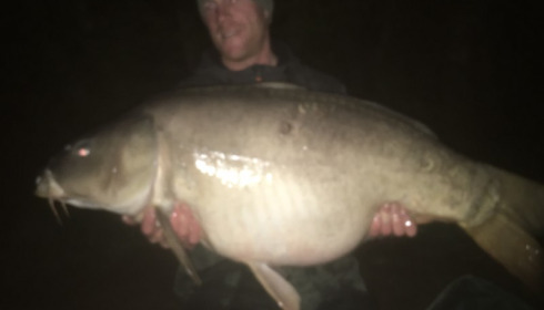 A 49 lb 4 oz carp from Boux, matthew hoskins, Apr 2017