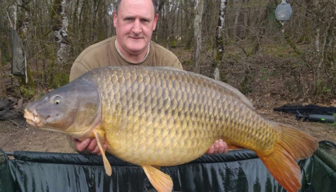 A 59 lb 8 oz carp from Boux, Derek Riley, Apr 2018