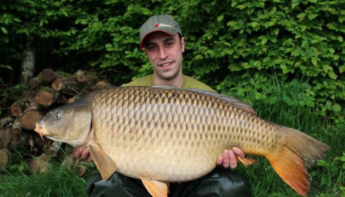 A 39 lb 14 oz carp from Boux, Gary Western, May 2013