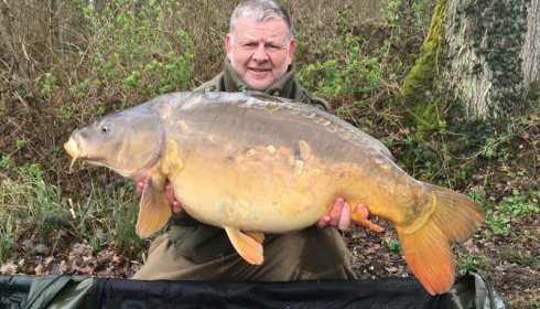 A 34 lb 8 oz carp from Brie, Tony Ferry, Mar 2018