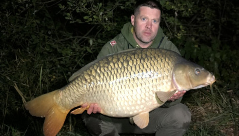 A 43 lb carp from Brie, Robert Wood, Sep 2018