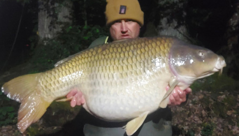 A 56 lb 2 oz carp from Brie, Daniel Newton, May 2023