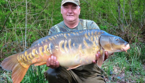 A 33 lb 4 oz carp from Brie, Craig Brown, Apr 2018