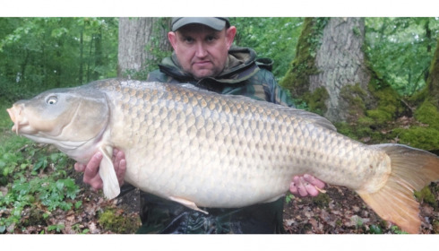 A 54 lb 4 oz carp from Brie, Daniel Newton, May 2023