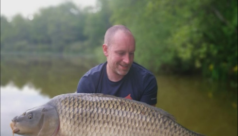 A 37 lb carp from Brie, Jamie Squires, May 2019