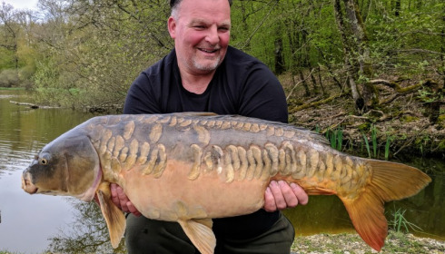 A 24 lb carp from Brie, Giles Prickett, Apr 2018
