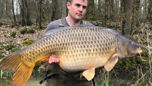 A 56 lb 8 oz carp from Brie, Roo Abbott, Apr 2018