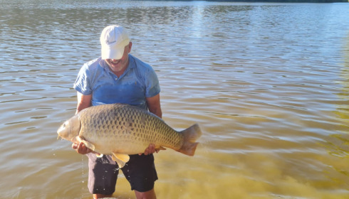A 53 lb fish from Brie, Common Carp, Aug 2022