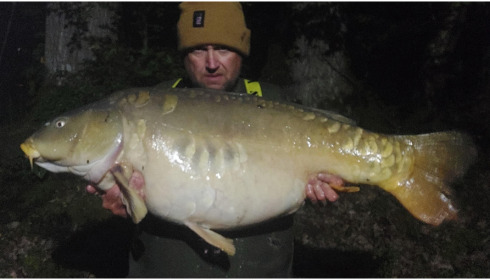A 58 lb 8 oz carp from Brie, Daniel Newton, May 2023