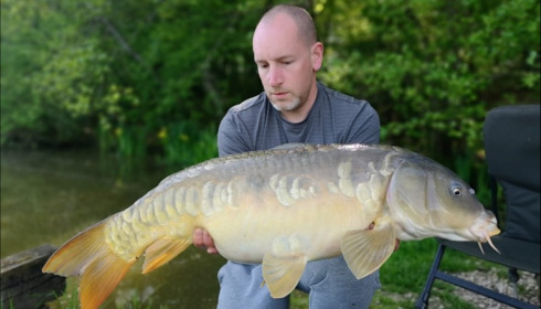 A 22 lb 2 oz carp from Brie, Jamie Squires, May 2019