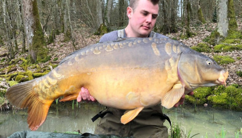 A 48 lb carp from Brie, Roo Abbott, Apr 2018