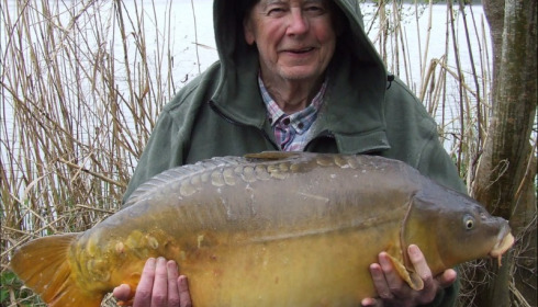 A 38 lb carp from Brocard Large, John Shaw, Apr 2019