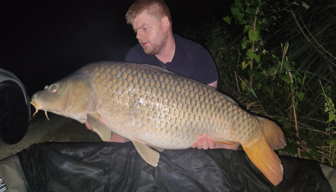 A 46 lb carp from Brocard Large, Christopher Howe, Aug 2021