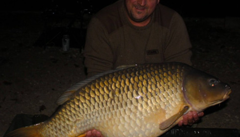 A 45 lb carp from Brocard Large, Carl King, Oct 2016