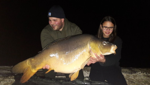 A 51 lb 7 oz carp from Brocard Large, Swim 10, Mar 2016
