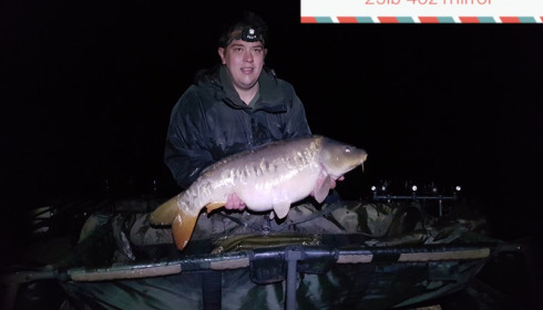 A 25 lb 4 oz carp from Brocard Large, Daniel Eldridge, May 2017