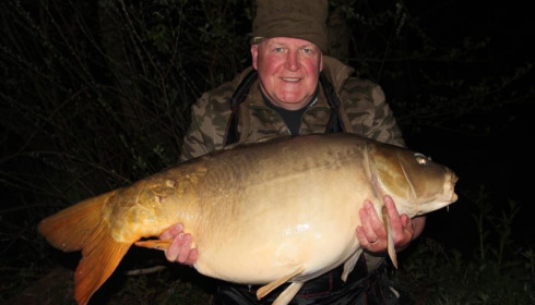 A 52 lb carp from Brocard Large, John Weighell, Apr 2014