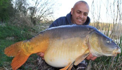 A 46 lb 5 oz carp from Brocard Large, Swim 12, Apr 2015