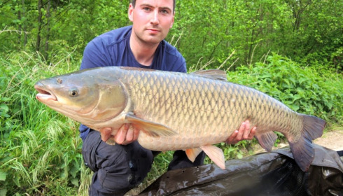 A 49 lb 5 oz carp from Brocard Large, Swim 5, Apr 2014