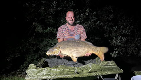 A 42 lb fish from Brocard Large, Jul 2022