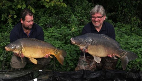 A 31 lb 2 oz carp from Brocard Large, 29.08 & 31.02, Oct 2013