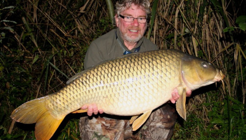 A 33 lb 12 oz carp from Brocard Large, Ron Key, Oct 2013