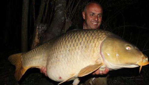 A 50 lb 6 oz carp from Brocard Large, Swim 12, Apr 2015