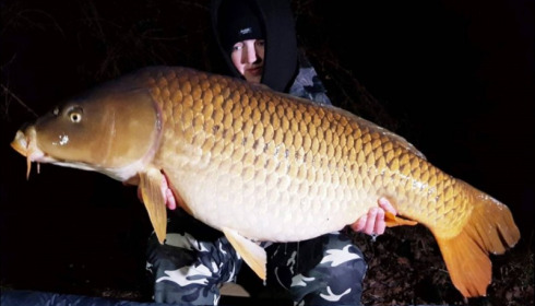 A 50 lb 8 oz carp from Brocard Large, Mar 2019