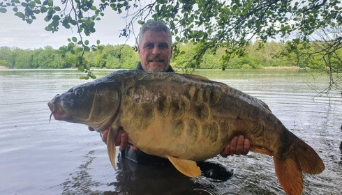 A carp from Brocard Large, May 2021