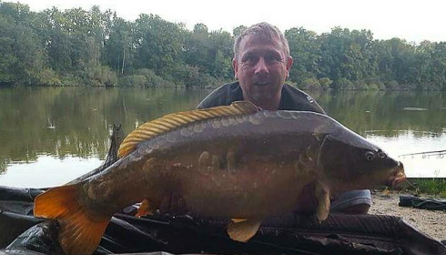 A 46 lb carp from Brocard Small, Craig Vickers - Swim 2, Sep 2017