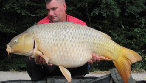 A 32 lb 6 oz carp from Brocard Small, Swim 2, Aug 2015